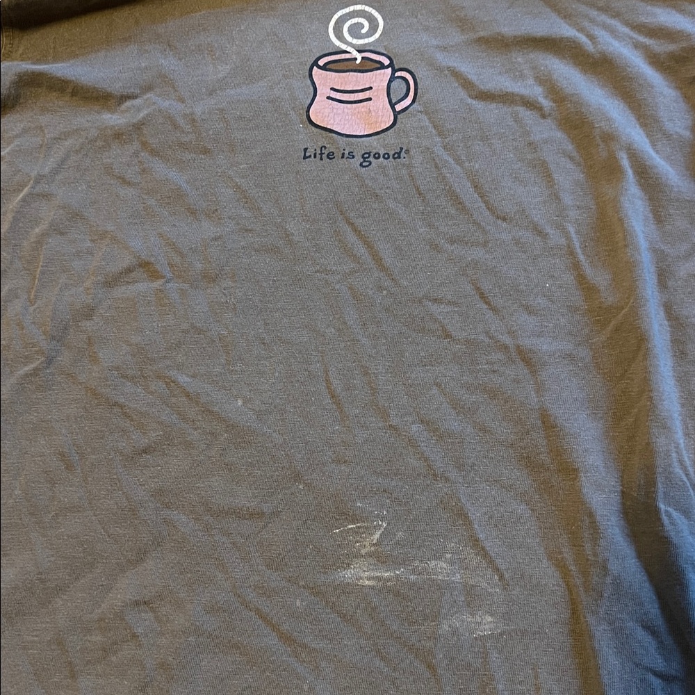 Life Is Good Gray Long Sleeve Shirt - Picture 4 of 4